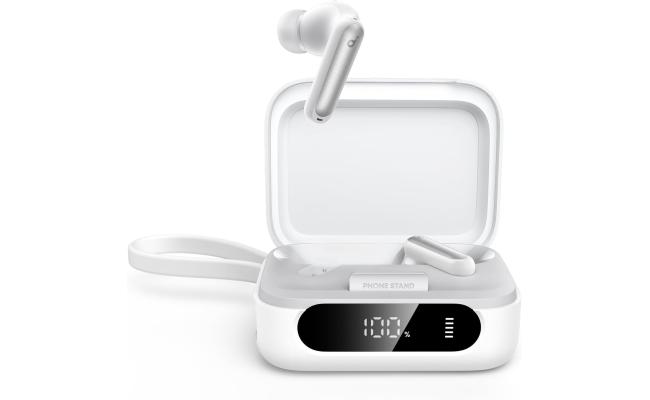 Anker Soundcore P41i Adaptive Noise Cancelling Earbuds with Portable Phone Charger, Only for USB-C Charging, 12H Playtime, 192H with Case, 6-Mic AI Clear Calls, IPX5 Wireless Bluetooth Earbuds - White